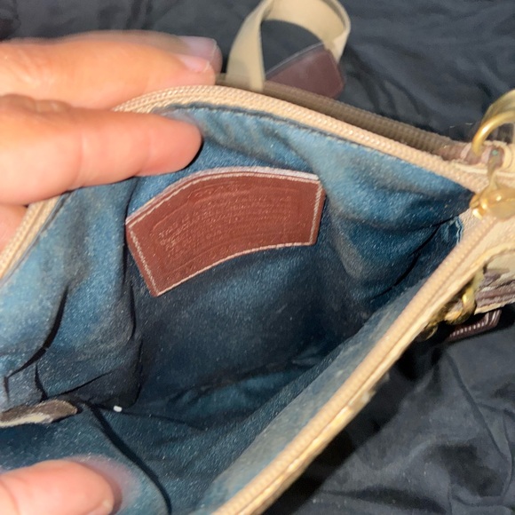 Coach Tan and Brown Crossbody Bag - Picture 6 of 8